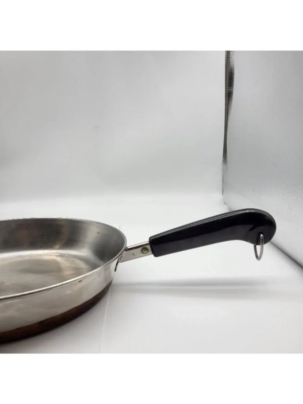 Vintage Revere Ware Skillet Frying Pan 10 Inch Copper Bottom No Lid